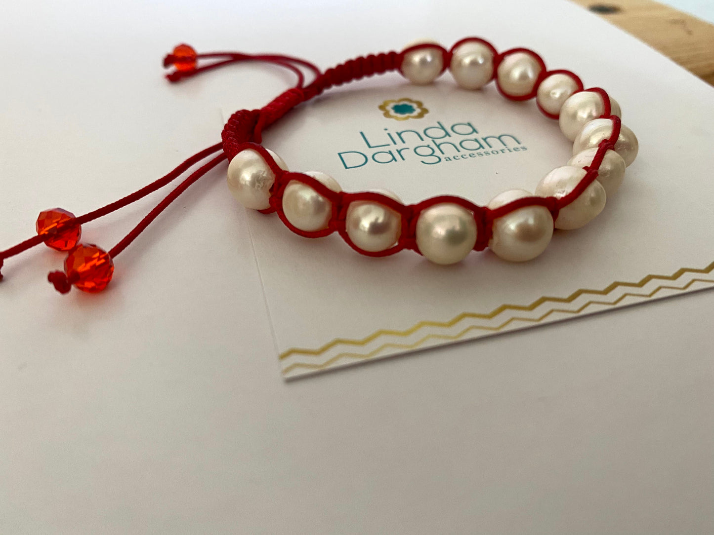 Pulsera de Perlas tejidas