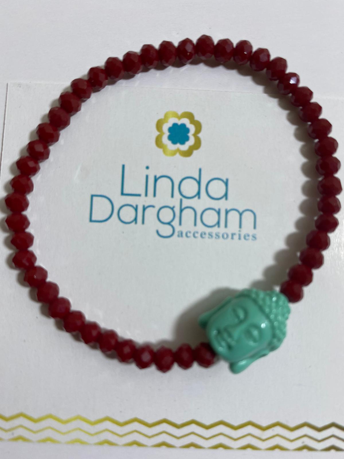 Pulsera en cristal con buda