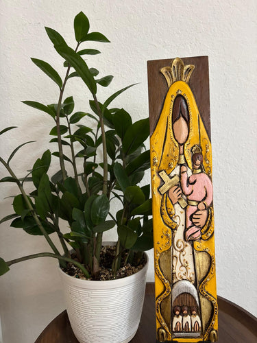 Retablo Caridad del Cobre amarilla