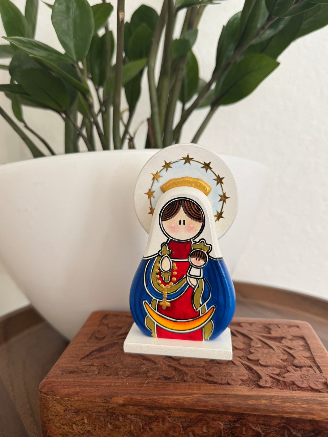 Mini virgen de la Chinita