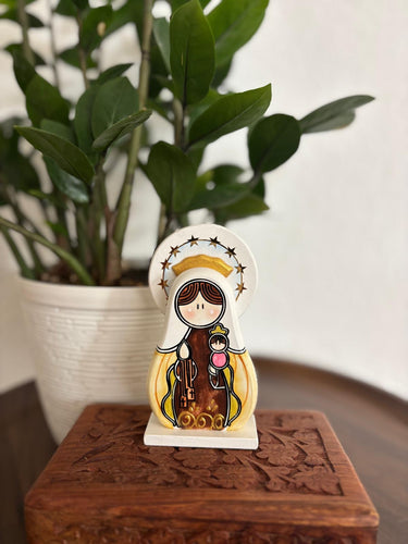 Mini virgen del Carmen