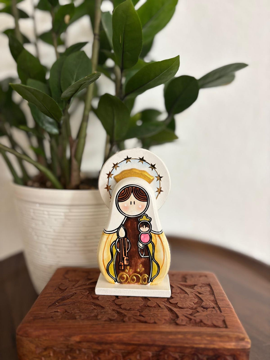 Mini virgen del Carmen
