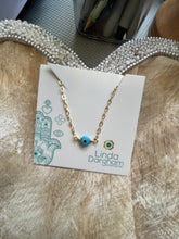 Load image into Gallery viewer, Cadena infinito Ojo turquoise