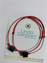 Load image into Gallery viewer, Pulsera hilo rojo Turmalina Negra